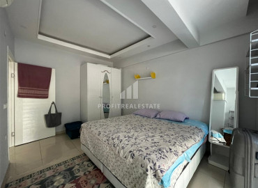 Меблированная трехкомнатная квартира, 77м², с выходом в сад, в 300м от пляжа Клеопатры в центре Алании ID-12733 фото-9