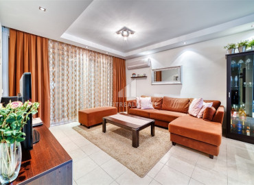 Stylish furnished two bedroom apartment 115 m2, in a residence with developed facilities, in Oba, Alanya ID-12759 фото-2