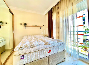 Stylish furnished two bedroom apartment 115 m2, in a residence with developed facilities, in Oba, Alanya ID-12759 фото-6