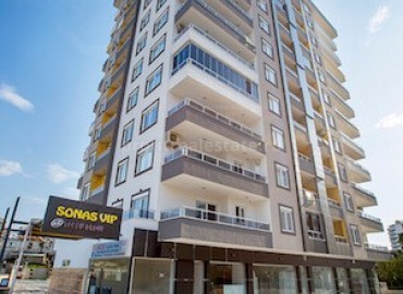 Квартира планировки 1+1 в новом современном комплексе с турецким хамамом на высоком этаже в Махмутларе, Алания, 65 кв.м. ID-0983 фото-14