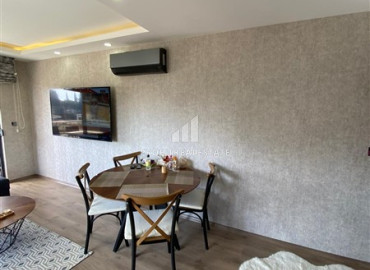 Меблированная квартира с одной спальней, 50м², в в комплексе с бассейном в районе Газипаша, Алания ID-12789 фото-4