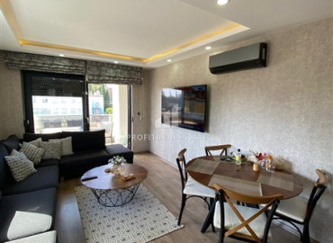 Меблированная квартира с одной спальней, 50м², в в комплексе с бассейном в районе Газипаша, Алания ID-12789 фото-7