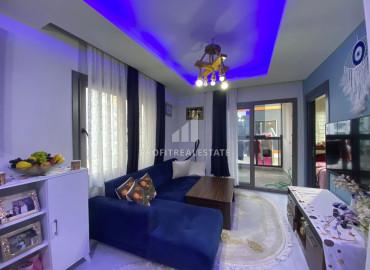 Компактная квартира 1+1, 55м² в новом газифицированном доме городского типа, в 500м от моря в Тедже, Мерсин ID-12790 фото-2
