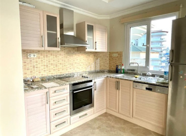 Меблированная трехкомнатная квартира 115 м2, с отдельной кухней, джакузи, и видом на море в Джикджилли, Аланья ID-12799 фото-15