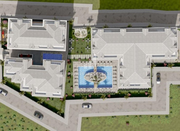 Двухкомнатная квартира, 49м², в комплексе премиум класса на этапе строительства в центре Алании, 550м от пляжа Кейкубат ID-12800 фото-3