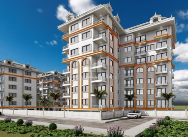 Двухкомнатная квартира, 49м², в комплексе премиум класса на этапе строительства в центре Алании, 550м от пляжа Кейкубат ID-12800 фото-4