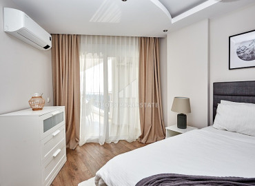 Luxury three bedroom penthouse 200 m2, with panoramic sea views, Tosmur, Alanya ID-12832 фото-5