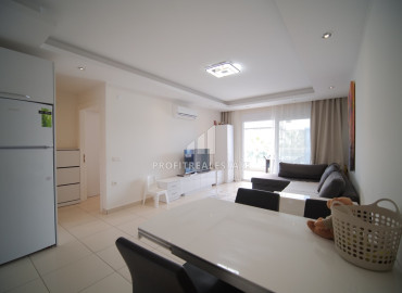 Spacious furnished one-bedroom apartment, 70m², in a premium class residence in Oba, Alanya ID-12610 фото-4