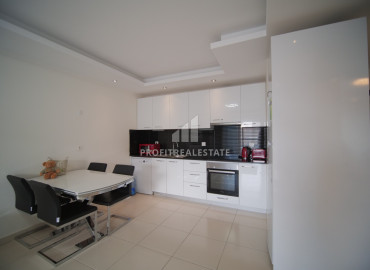 Spacious furnished one-bedroom apartment, 70m², in a premium class residence in Oba, Alanya ID-12610 фото-5