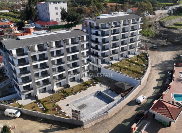 Двухуровневая пятикомнатная квартира, 215м², в новом комплексе с инфраструктурой в районе Алании - Каргыджак ID-12837 фото-1
