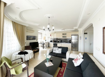 Элегантная квартира с двумя спальнями, 100м², в уютном комплексе в 400 метрах от моря в Махмутларе, Алания ID-12855 фото-11