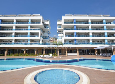 Spacious furnished one-bedroom apartment, 70m², in a premium class residence in Oba, Alanya ID-12610 фото-1