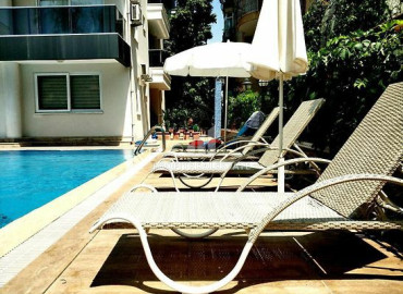 Furnished one-bedroom apartment 200 meters from the sea in the center of Oba, Alanya ID-12867 фото-9