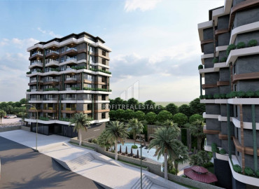 One-bedroom apartment, 70m² in a luxury residence under construction, in Avsallar, Alanya ID-12872 фото-2