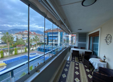 Меблированная квартира 4+1, 220 м2, с джакузи, застеклённым балконом, в комплексе с инфраструктурой в Оба, Аланья ID-12879 фото-13