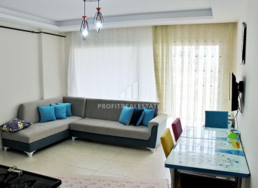 Furnished two-bedroom apartment, 110m², in a residence with good facilities, in Tej, Mersin ID-12884 фото-6