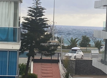 Bright one bedroom furnished apartment 65m2, with sea views, 100 meters from the beach in Kestel, Alanya ID-12896 фото-11