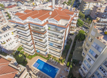 Двухкомнатные апартаменты на аренду на берегу Средиземного моря в центре Аланьи, пляж Клеопатра ID-12900 фото-10