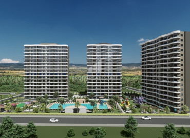 Инвестиционный проект премиум класса: квартиры 1+1, 2+1, 78-120м² в районе Мерсина - Арпачбахшиш. ID-12910 фото-1