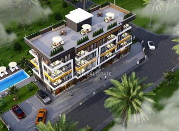 Investment property: one-bedroom apartment at the initial stage of construction, Altintash, Antalya, 45 m2 ID-12932 фото-9