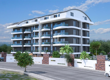 Apartment, 48-145m², in a residence at the initial stage of construction in Oba, Alanya, 2500m from the sea ID-12935 фото-2