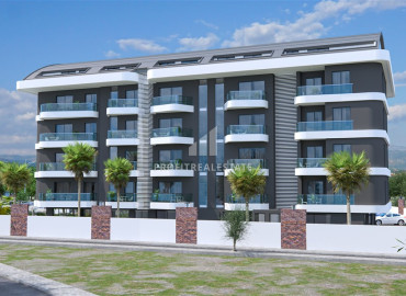 Apartment, 48-145m², in a residence at the initial stage of construction in Oba, Alanya, 2500m from the sea ID-12935 фото-3