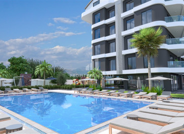 Apartment, 48-145m², in a residence at the initial stage of construction in Oba, Alanya, 2500m from the sea ID-12935 фото-4