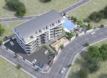 Apartment, 48-145m², in a residence at the initial stage of construction in Oba, Alanya, 2500m from the sea ID-12935 фото-6