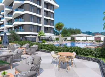 Apartment, 48-145m², in a residence at the initial stage of construction in Oba, Alanya, 2500m from the sea ID-12935 фото-7