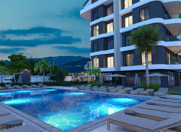 Apartment, 48-145m², in a residence at the initial stage of construction in Oba, Alanya, 2500m from the sea ID-12935 фото-9