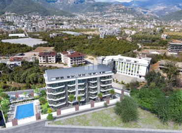 Apartment, 48-145m², in a residence at the initial stage of construction in Oba, Alanya, 2500m from the sea ID-12935 фото-12