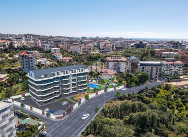 Apartment, 48-145m², in a residence at the initial stage of construction in Oba, Alanya, 2500m from the sea ID-12935 фото-13