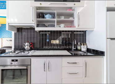 Стильные двухкомнатные апартаменты, готовые к заселению, в 300 метрах от моря, Махмутлар, Аланья, 50 м2 ID-12937 фото-3