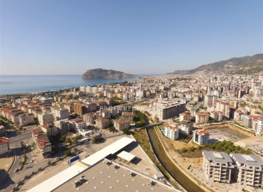 Elegant bright penthouse 200 m2, with four bedrooms, furnished and mountain views, Alanya ID-12942 фото-16