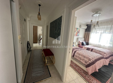 Furnished two bedroom apartment 100 m2, with a designer interior, 250 meters from the sea, Oba, Alanya ID-12943 фото-12