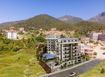 Offer for your investment: a cozy residence with facilities in the mountainous region of Alanya Chiplakli ID-12950 фото-2