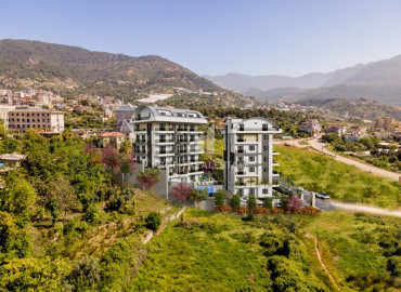 Offer for your investment: a cozy residence with facilities in the mountainous region of Alanya Chiplakli ID-12950 фото-4