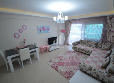 Уютная квартира с одной спальней, 65м², в комфортабельном комплексе в центре Махмутлара, в 200м от моря ID-12952 фото-1