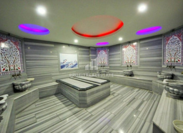 Уютная квартира с одной спальней, 65м², в комфортабельном комплексе в центре Махмутлара, в 200м от моря ID-12952 фото-14