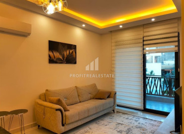Furnished one-bedroom apartment 58m2, in a residence with developed facilities in Mahmutlar, Alanya ID-12957 фото-9