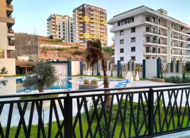 Furnished one-bedroom apartment 58m2, in a residence with developed facilities in Mahmutlar, Alanya ID-12957 фото-13