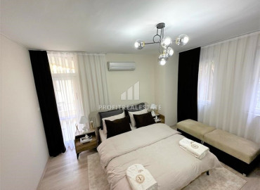 Three-storey furnished townhouse 135 m2, with two bedrooms, 400 meters from the sea in Konakli, Alanya ID-12976 фото-6