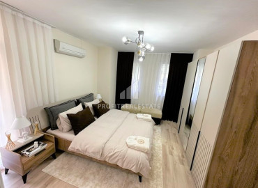 Three-storey furnished townhouse 135 m2, with two bedrooms, 400 meters from the sea in Konakli, Alanya ID-12976 фото-14