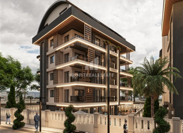 Investment project with good facilities in the area of Alanya - Oba: family-planned apartment, 60-134m² ID-12980 фото-1