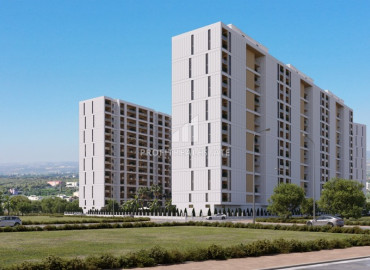 Масштабный элитный комплекс в районе Арпачбахшиш, Мерсин, на начальном этапе строительства с беспроцентной рассрочкой ID-12982 фото-8