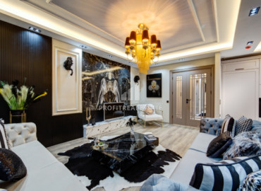 Элегантная четырехкомнатная квартира, 125м², в комфортабельном комплексе района Акдениз, Мезитли ID-12985 фото-3
