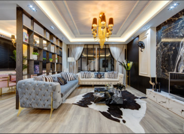Элегантная четырехкомнатная квартира, 125м², в комфортабельном комплексе района Акдениз, Мезитли ID-12985 фото-4