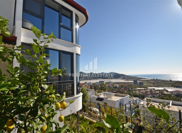 Three-storey furnished villa at an attractive price, with panoramic sea views, in Demirtas, Alanya ID-12989 фото-3