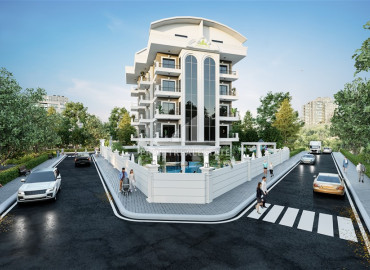 Investment property under project, Oba, Alanya, 56-135 m2 ID-12991 фото-2