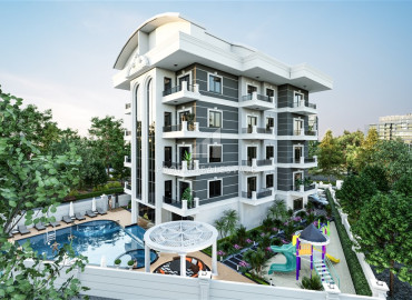 Investment property under project, Oba, Alanya, 56-135 m2 ID-12991 фото-3